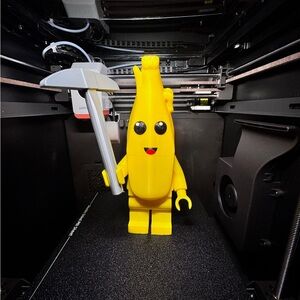 3D Printed LEGO Fortnite Peely (With Pickaxe)